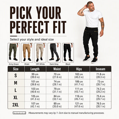 Men's Casual Slim Fit Cargo Pants
