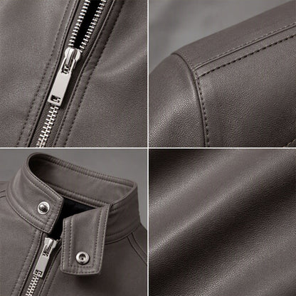 Warm Slim-Fit Biker Jacket 🏍️✨ – Stylish & Cozy Outerwear | Free Shipping 🚚