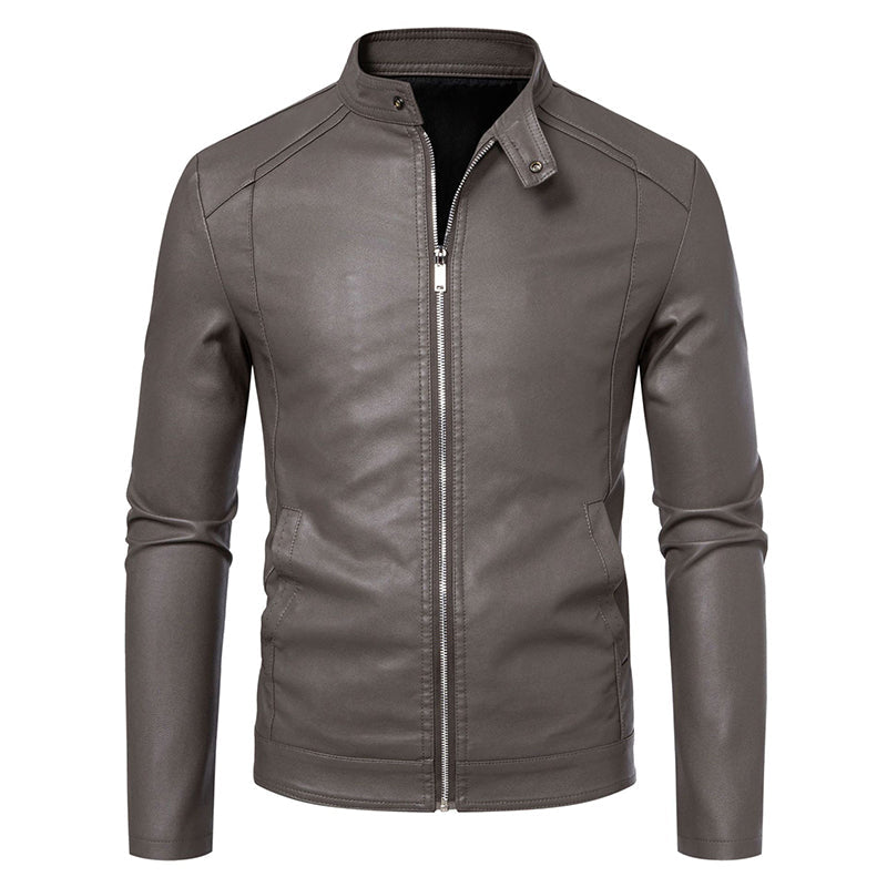 Warm Slim-Fit Biker Jacket 🏍️✨ – Stylish & Cozy Outerwear | Free Shipping 🚚