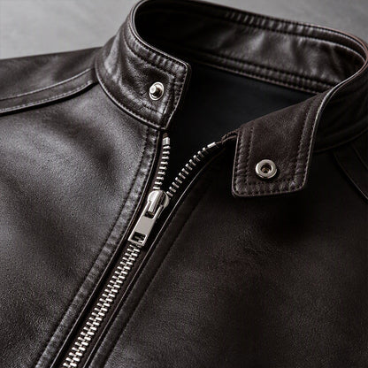 Warm Slim-Fit Biker Jacket 🏍️✨ – Stylish & Cozy Outerwear | Free Shipping 🚚