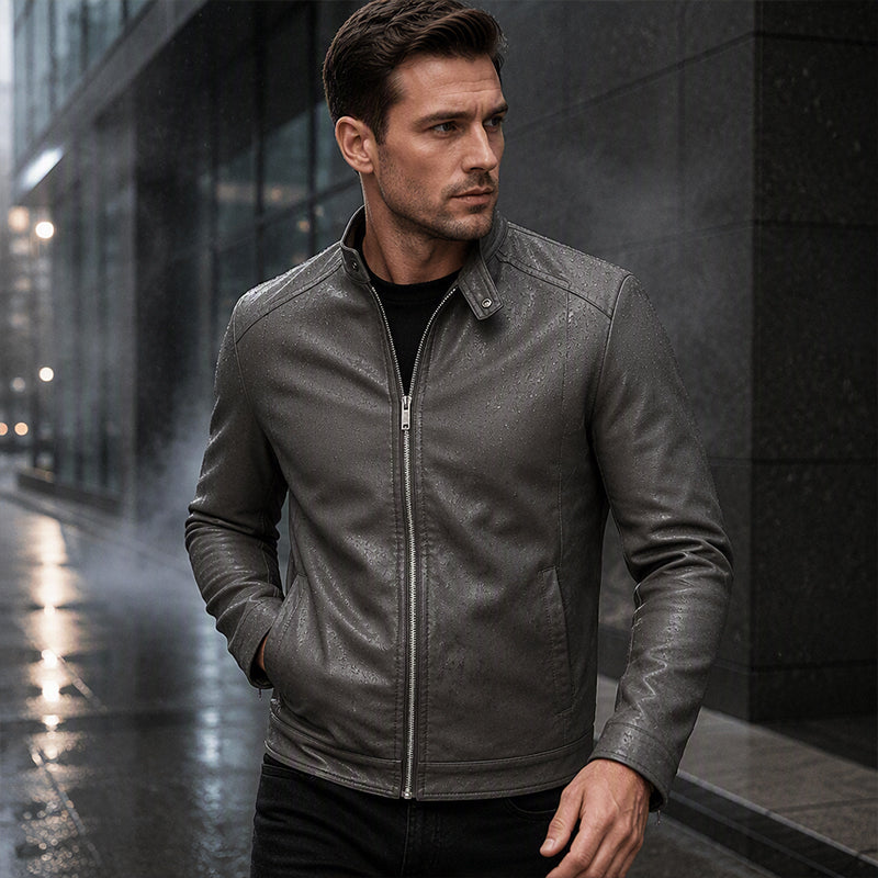 Warm Slim-Fit Biker Jacket 🏍️✨ – Stylish & Cozy Outerwear | Free Shipping 🚚