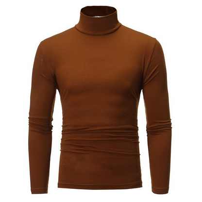 Men's Slim Fit Mock Turtleneck Top