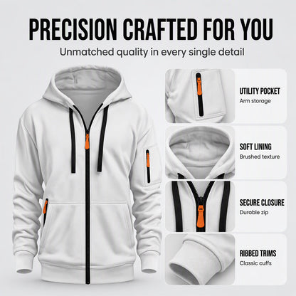 Men's Casual Thermal Hooded Jacket