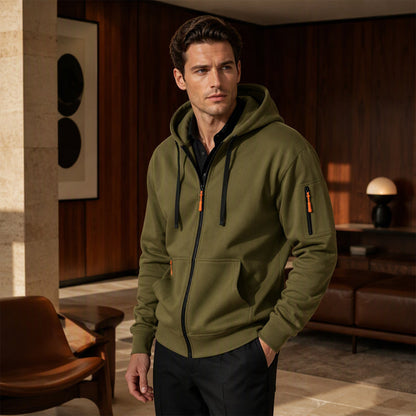 Men's Casual Thermal Hooded Jacket