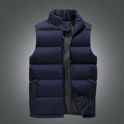 ⏰ Seasonal changeover sale: 50% off – quality at half the price! ✨Men's Classic Stand Collar Padded Vest