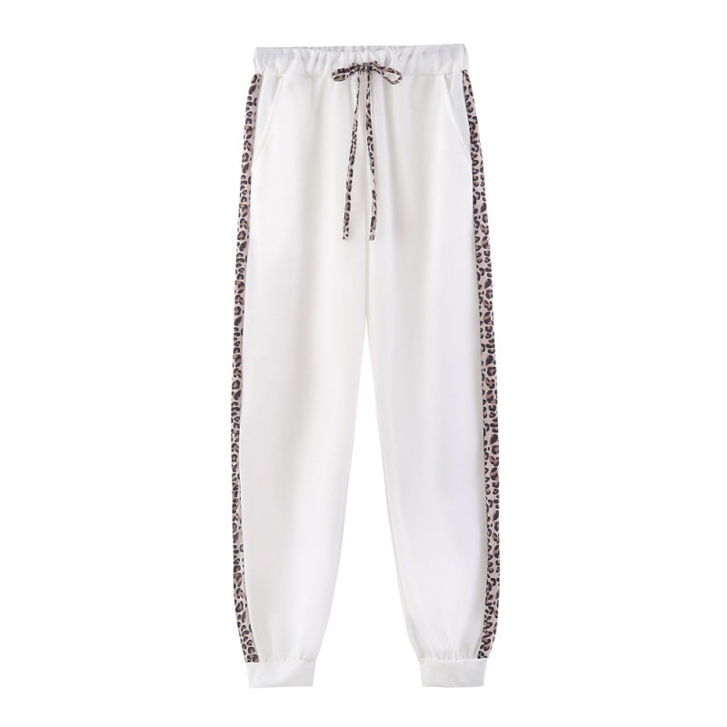 🌸Hot Sale 50% OFF✨Women's Leopard Print Long Sleeve Zipper Sweatshirt and Pants Set