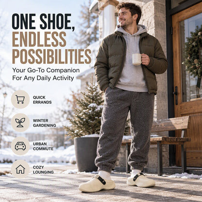 Men's Winter Warm Plush-Lined Slippers