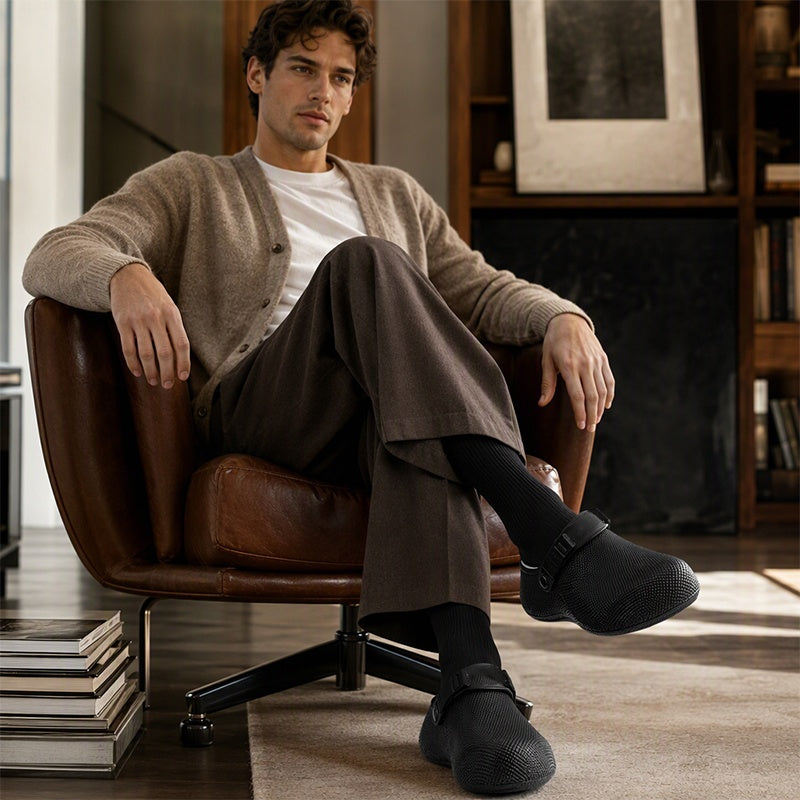 Men's Winter Warm Plush-Lined Slippers