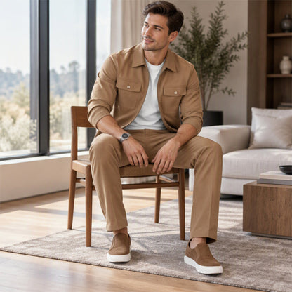 Men's Casual Stylish Jacket and Pants Set