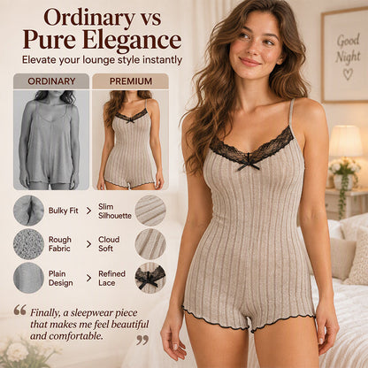 🦋 Women's Butterfly Back Lace Romper – Elegant, Flattering & Comfortable Nightwear✨ – 50% OFF | 30-Day Money-Back Guarantee