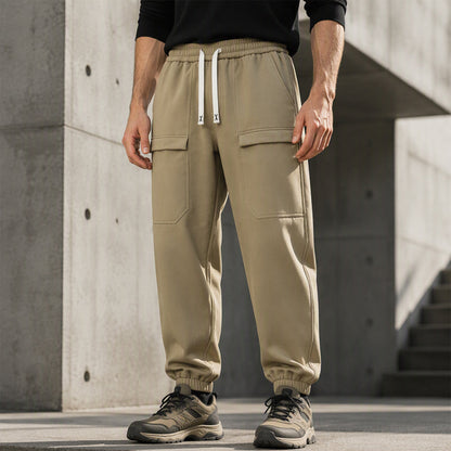 Men's Waterproof Plush-Lined Cargo Pants