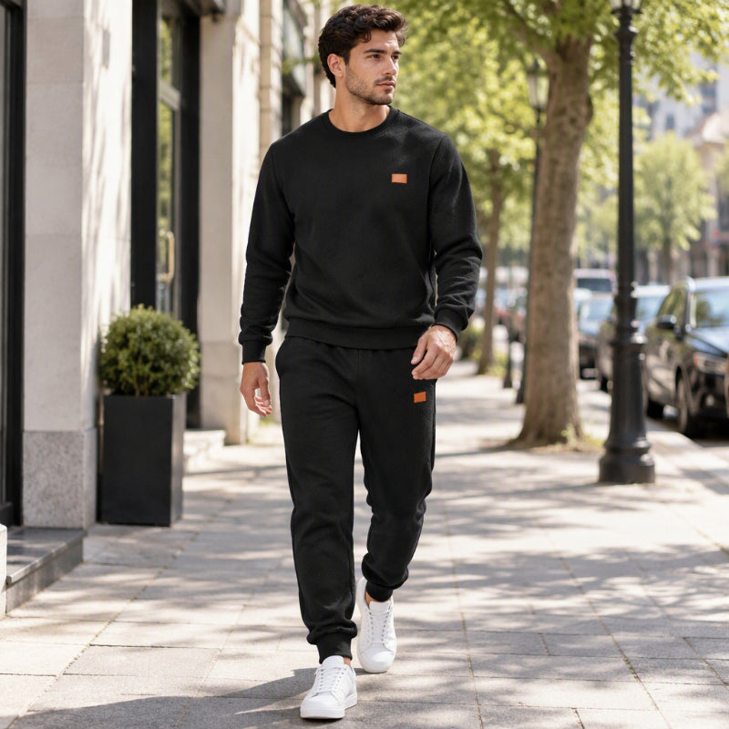 🖤Black Friday Sale:50% OFF🖤🌈 Men's Casual Textured Jacquard Sports Set