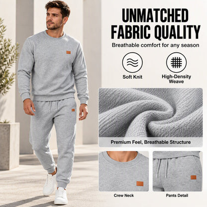 🖤Black Friday Sale:50% OFF🖤🌈 Men's Casual Textured Jacquard Sports Set