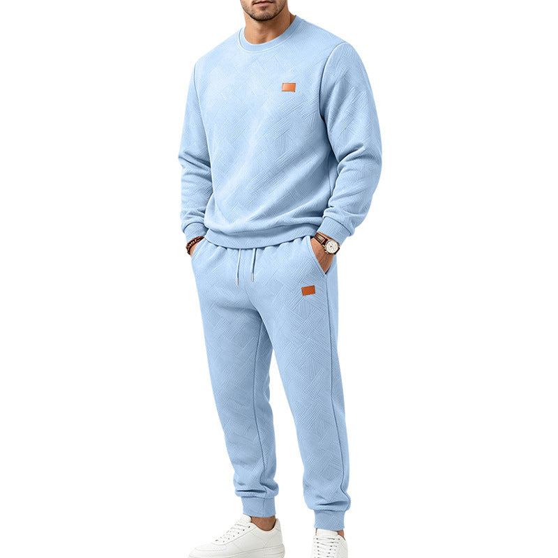 🖤Black Friday Sale:50% OFF🖤🌈 Men's Casual Textured Jacquard Sports Set