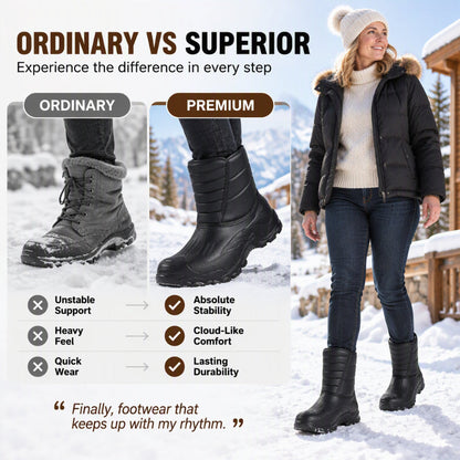 🖤Black Friday Sale:50% OFF🖤 ❄️Unisex Plush-Lined Waterproof Snow Boots