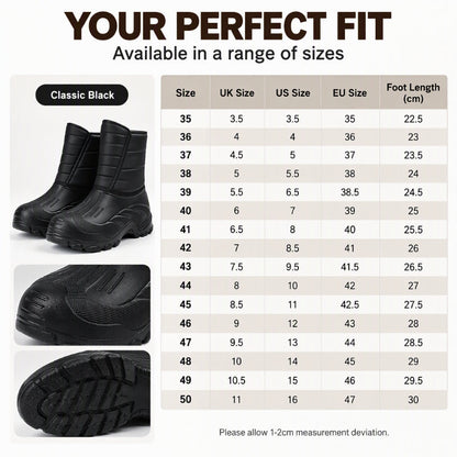 🖤Black Friday Sale:50% OFF🖤 ❄️Unisex Plush-Lined Waterproof Snow Boots
