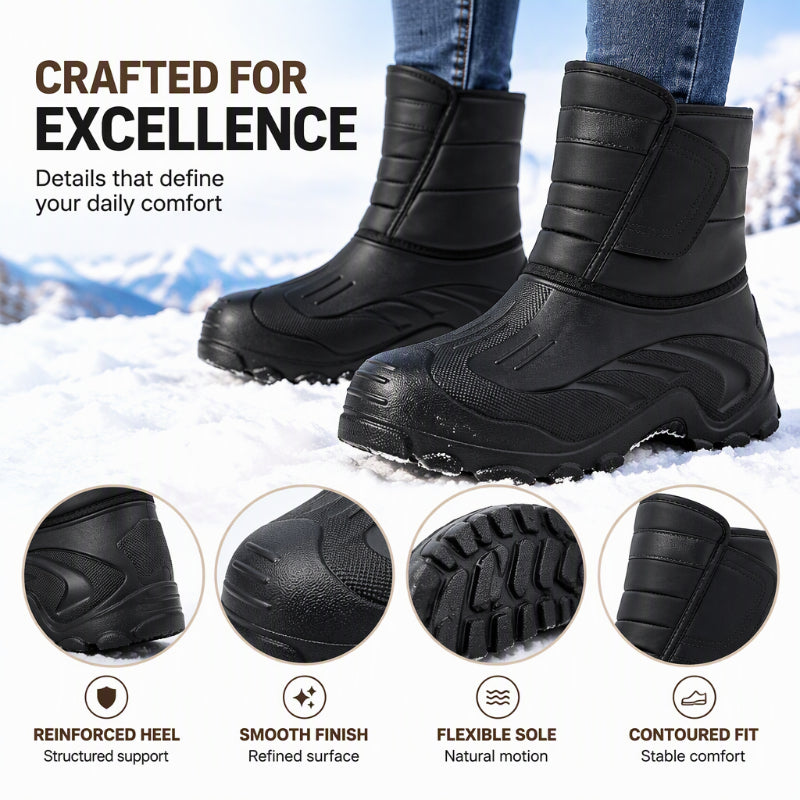 🖤Black Friday Sale:50% OFF🖤 ❄️Unisex Plush-Lined Waterproof Snow Boots