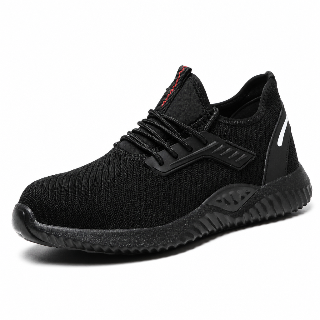 Men's Steel Toe Safety Shoes Breathable Work Boots Lightweight Puncture Resistant Protective Shoes