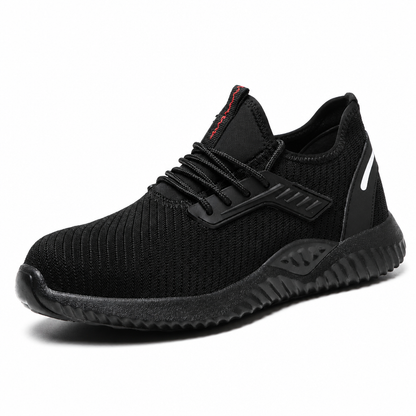 Men's Steel Toe Safety Shoes Breathable Work Boots Lightweight Puncture Resistant Protective Shoes