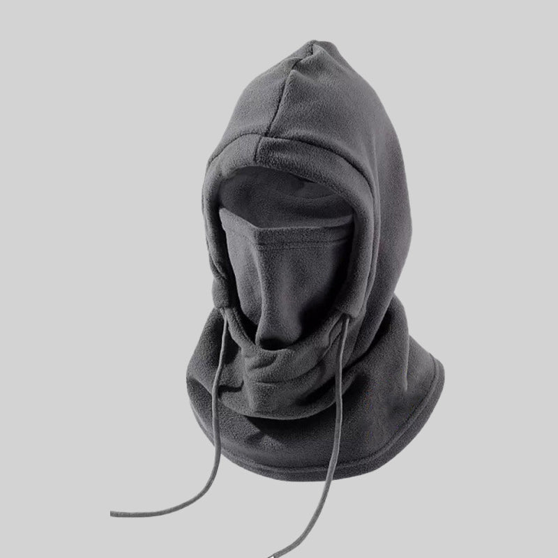 All-in-one thermal winter face mask & hood