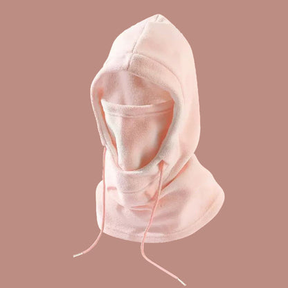 All-in-one thermal winter face mask & hood