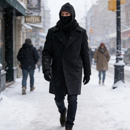 All-in-one thermal winter face mask & hood