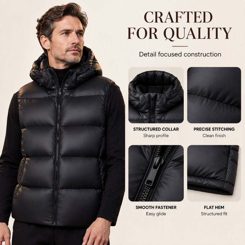 Hot Sale 50% OFF🔥Men's Lightweight Thermal Hooded Vest