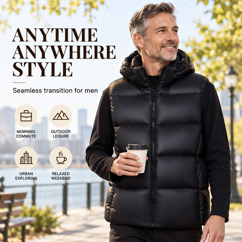 Hot Sale 50% OFF🔥Men's Lightweight Thermal Hooded Vest