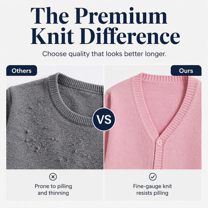 🧶 Warm Duty Cardigan ✨ – 50% OFF | V-Neck Soft Knit with Pockets | 30-Day Money-Back Guarantee
