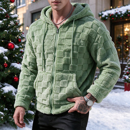 Men's Casual Winter Warm Hooded Jacket