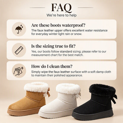Women's Platform Mid-Calf Snow Boots