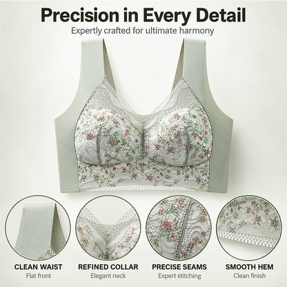 💖 Limited-Time Deal – 50% OFF! 🎀 Women's Seamless Floral Lace Support Bra ✨ | 30-Day Money-Back Guarantee