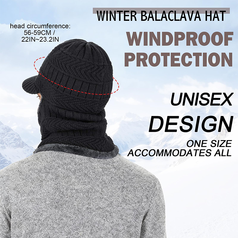 ❄️ 3-in-1 Winter Balaclava – Insulated Hood with Protective Goggles ✨ | 30-Day Money-Back Guarantee