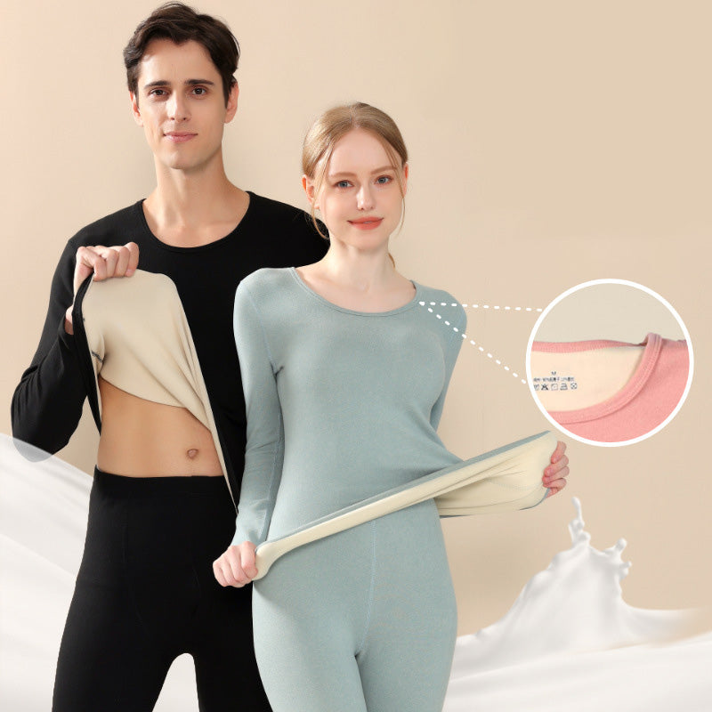 🌸Hot Sale 50% OFF💖Men’s and Women’s Elasticated Thermal Underwear Set – Top and Trousers