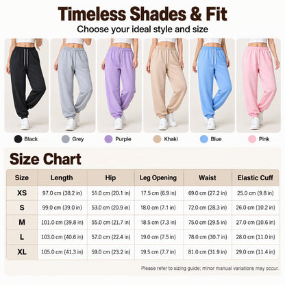 Women's Casual Athletic Joggers with Drawstring