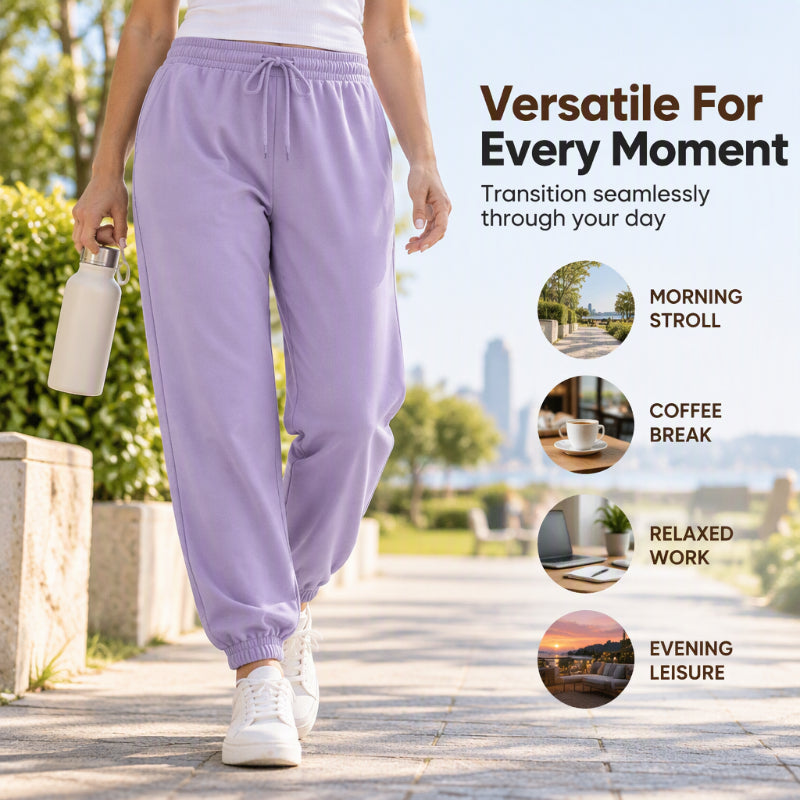 Women's Casual Athletic Joggers with Drawstring