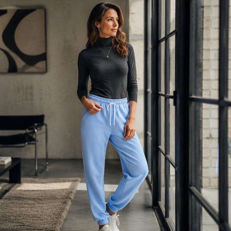 Women's Casual Athletic Joggers with Drawstring