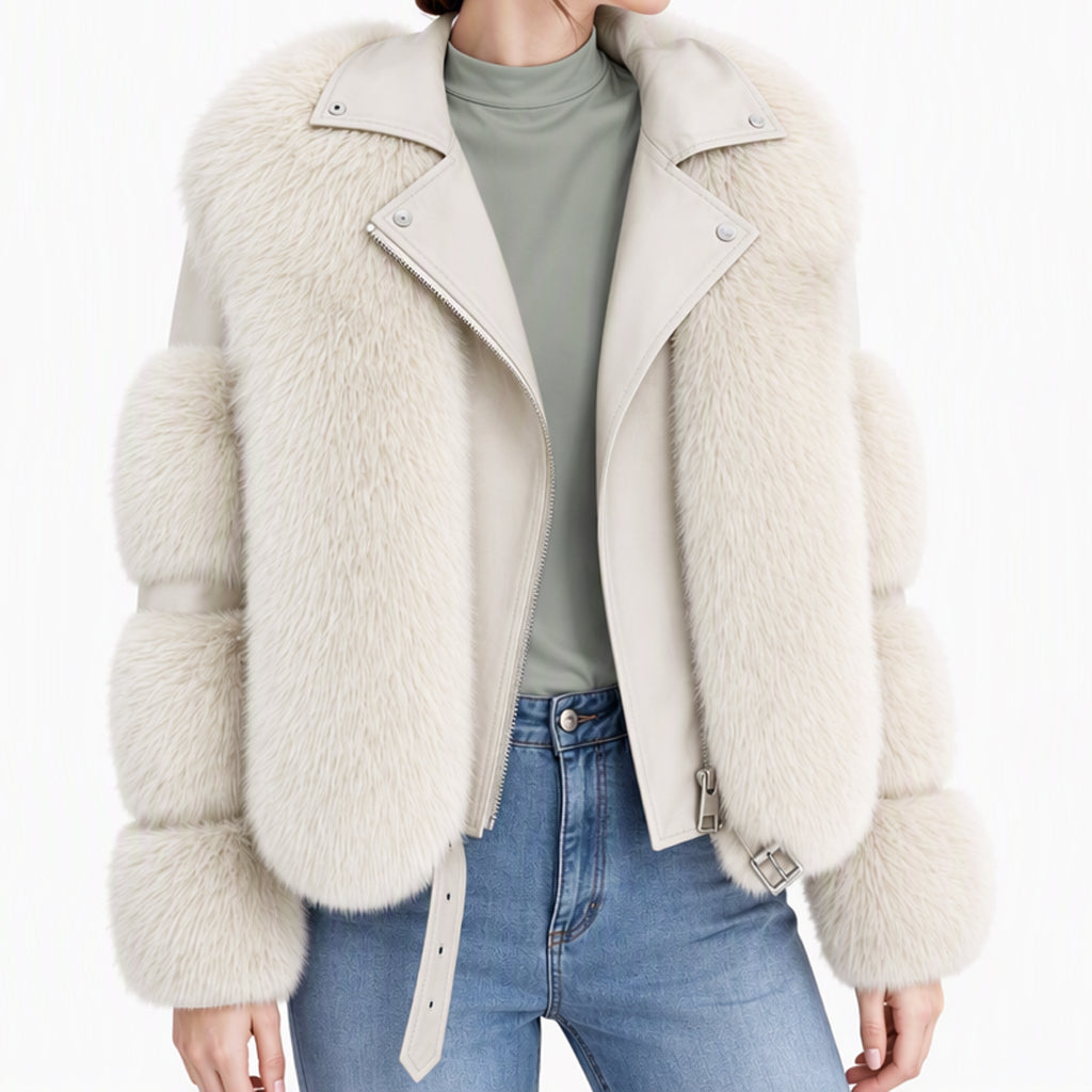 Women's Faux Fur Short Winter Coat