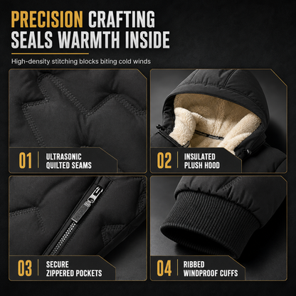 Men's Winter Hooded Padded Jacket and Pants Set🔥𝙁𝙧𝙚𝙚 𝙎𝙝𝙞𝙥𝙥𝙞𝙣𝙜