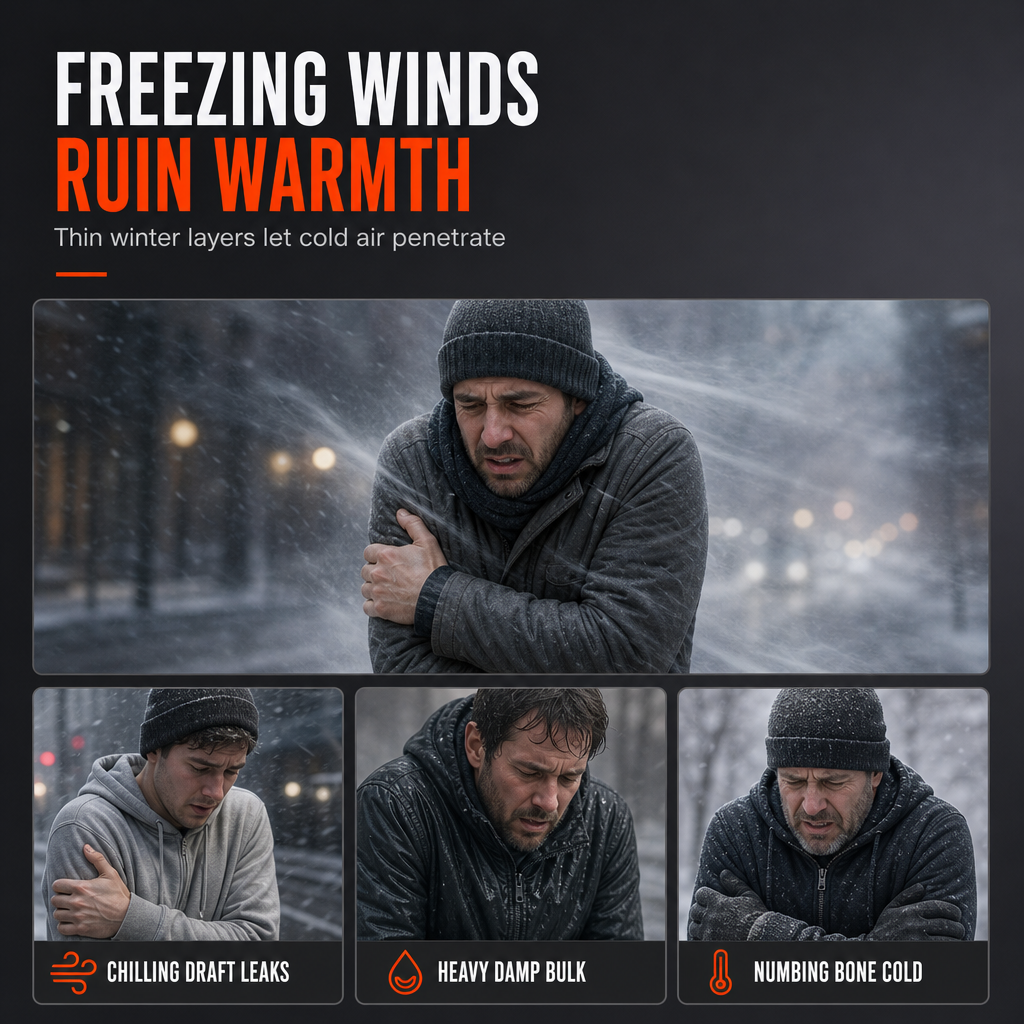 Men's Winter Hooded Padded Jacket and Pants Set🔥𝙁𝙧𝙚𝙚 𝙎𝙝𝙞𝙥𝙥𝙞𝙣𝙜