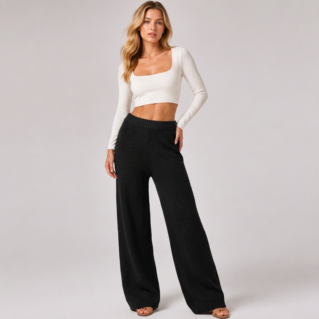 🔥 New Arrival – 50% OFF Now! 👖 Women's Cozy Soft Wide-Leg Pants ✨ ultra-soft fabric, loose wide leg, comfy casual trousers