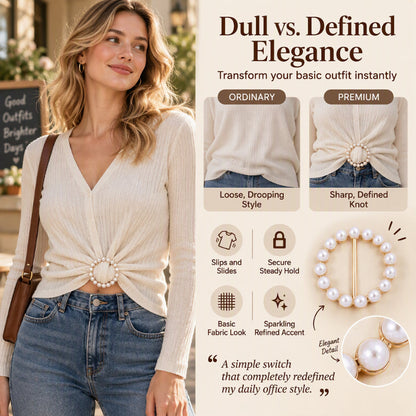 Elegant Metal Shirt Corner Buckle