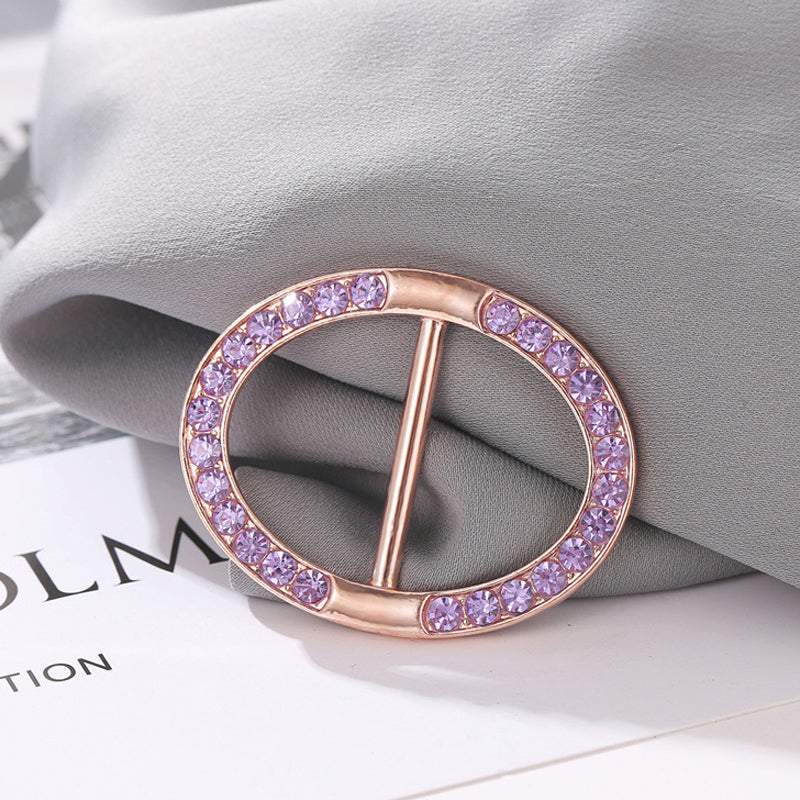Elegant Metal Shirt Corner Buckle