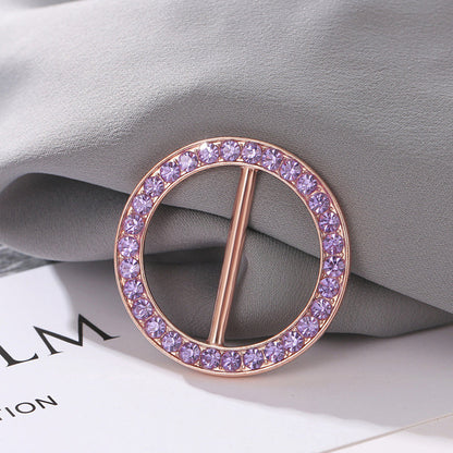 Elegant Metal Shirt Corner Buckle