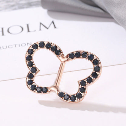 Elegant Metal Shirt Corner Buckle