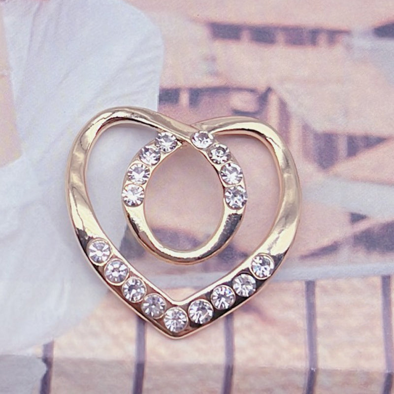 Elegant Metal Shirt Corner Buckle