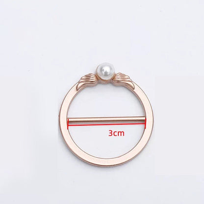 Elegant Metal Shirt Corner Buckle