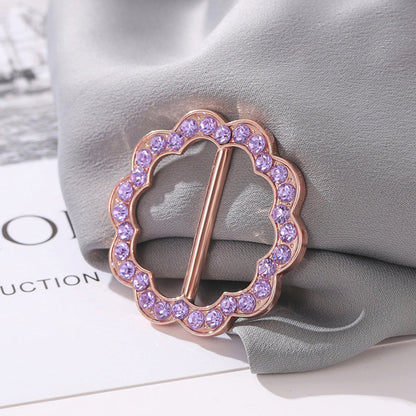 Elegant Metal Shirt Corner Buckle
