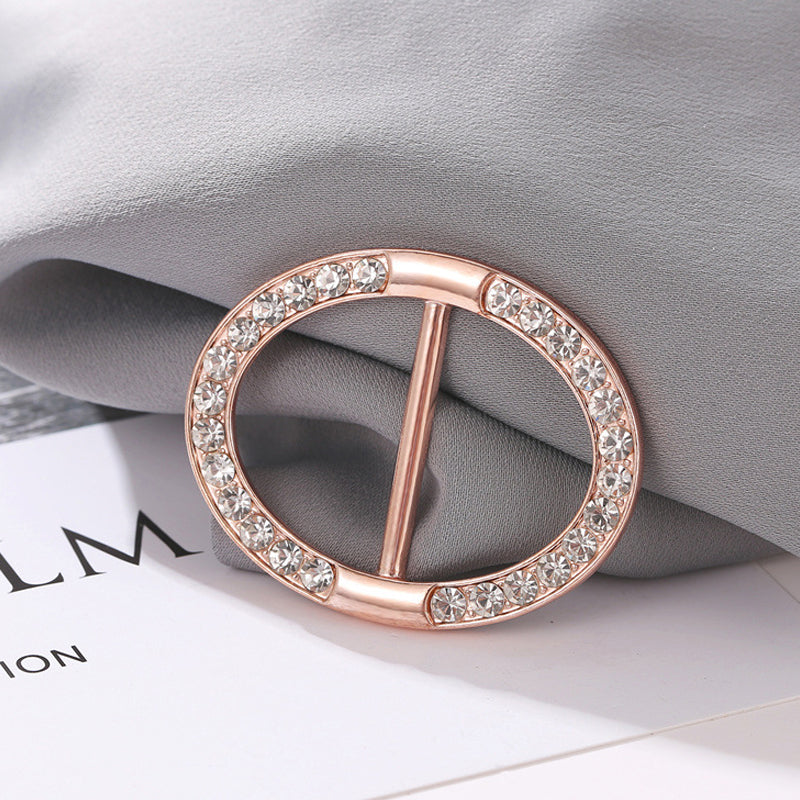 Elegant Metal Shirt Corner Buckle