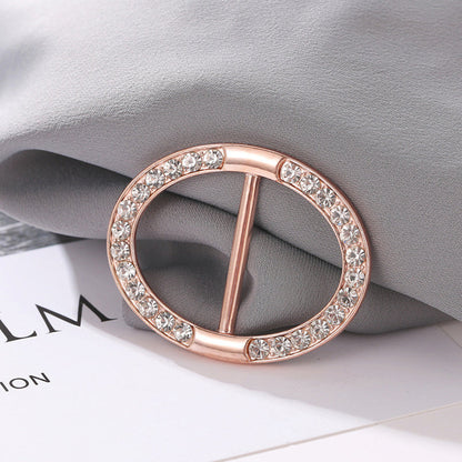 Elegant Metal Shirt Corner Buckle
